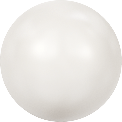 (image for) 5817 6mm.. White Half Pearl PQ 25